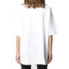 Abbigliamento da palestra, modello ampio a maniche corte, bianco 620941TIVD59000