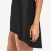 Abito babydoll con spalline da donna in nero Abito babydoll con spalline da donna in nero
