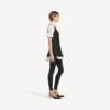 Abito-camicia ibrido da donna in nero Abito-camicia ibrido da donna in nero