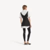 Abito-camicia ibrido da donna in nero Abito-camicia ibrido da donna in nero