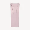 Abito midi a sacco da donna in rosa polveroso