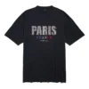Abito T-shirt Paris Strass “Nero” 777750TRVL71000