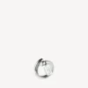 Anello da donna Saint-Germain con targhetta in argento lucido
