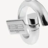 Anello da donna Saint-Germain con targhetta in argento lucido
