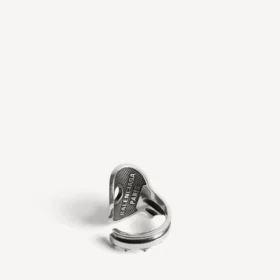 Anello Neverlost da uomo in argento anticato