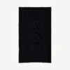 Asciugamano da uomo in stile techwear, colore nero