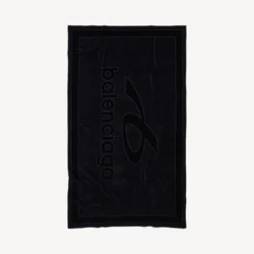 Asciugamano da uomo in stile techwear, colore nero