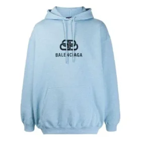 Balenciaga AW19 da uomo con stampa azzurro chiaro 570811THV78