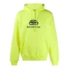 Balenciaga BB da uomo con stampa sul retro, giallo 583215TFV617050