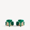 Balenciaga da donna | Sabot Manolo Blahnik in verde erba