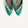 Balenciaga da donna | Sabot Manolo Blahnik in verde erba