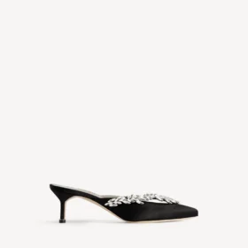 Balenciaga da donna | Sabot Manolo Blahnik neri