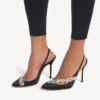 Balenciaga da donna | Slingback Manolo Blahnik in nero Balenciaga da donna | Slingback Manolo Blahnik in nero