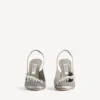 Balenciaga da donna | Slingback Manolo Blahnik in piuma grigia