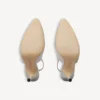 Balenciaga da donna | Slingback Manolo Blahnik in piuma grigia