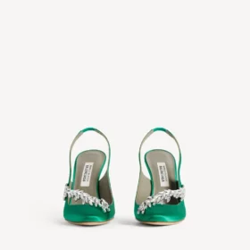 Balenciaga da donna | Slingback Manolo Blahnik in verde erba
