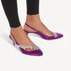 Balenciaga da donna | Slingback Manolo Blahnik in viola Balenciaga da donna | Slingback Manolo Blahnik in viola