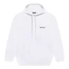 Balenciaga da uomo con cappuccio, casual, puro cotone, bianco 570811TJV859040