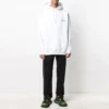 Balenciaga da uomo con cappuccio, casual, puro cotone, bianco 570811TJV859040