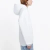 Balenciaga da uomo con cappuccio e stampa “Back Alphabet”, maniche lunghe, bianco 556113TAV379000