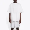 Balenciaga da uomo con faccina sorridente, maniche corte, bianco 651795TKV769140