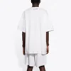 Balenciaga da uomo con faccina sorridente, maniche corte, bianco 651795TKV769140