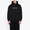 Balenciaga da uomo con logo alfabetico, nero 570811TIV551070