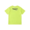 Balenciaga da uomo con logo piccolo, giacca a maniche corte con collo rotondo, giallo 620967TJVF77110