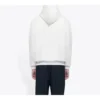 Balenciaga da uomo con logo simbolico sul petto, stile creativo, retrò, bianco 570811TIV519040