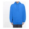 Balenciaga da uomo con logo sul retro e stampa alfabetica, blu 570811THV798077