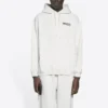 Balenciaga da uomo con motivo alfabetico “Political Campaign” ricamato, bianco 600583TKVI99084