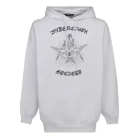 Balenciaga da uomo con stampa alfabetica, bianco 570811TJVE99000