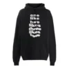 Balenciaga da uomo con stampa alfabetica, casual, nero 641679TJV931070
