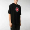 Balenciaga da uomo con stampa BLogo, maniche corte, nero 612966TJVD61000