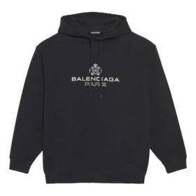 Balenciaga da uomo con stampa del logo “Alphabet”, nero, 570811TGV701000