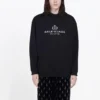 Balenciaga da uomo con stampa del logo “Alphabet”, nero, 570811TGV701000
