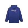 Balenciaga da uomo con stampa del logo, blu navy classico 600583TIV531195