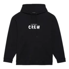 Balenciaga da uomo con stampa del logo, nero 600583TIV751070