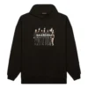 Balenciaga da uomo con stampa del logo Portrait, nero 620973TIVA21000