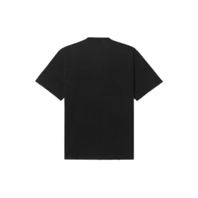 Balenciaga da uomo con stampa della band tedesca Rammstein, maniche corte, nero 651795TLV511000