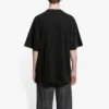 Balenciaga da uomo con stampa della band tedesca Rammstein, maniche corte, nero 651795TLV511000
