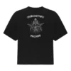 Balenciaga da uomo con stampa, maniche corte larghe, nero 641614TJV781000