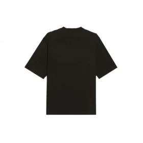 Balenciaga da uomo, design retrò in stile uniforme, vestibilità ampia, maniche corte, nero 620969TIV791000