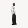 Balenciaga da uomo | Felpa con cappuccio oversize con zip, collaborazione con la NBA, in bianco/multicolore