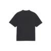 Balenciaga da uomo, maglietta a maniche corte in maglia retrò con stampa “BB Paris”, versione nera 594579TGV601000