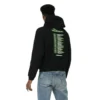 Balenciaga da uomo, maglietta a maniche lunghe con stampa nera, 556136TDV151000