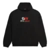 Balenciaga da uomo, modello classico ampio con stampa alfabetica, nero 620973TIVD41000