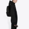 Balenciaga da uomo, modello classico ampio con stampa alfabetica, nero 620973TIVD41000