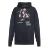 Balenciaga da uomo Speedhunters Boysband con stampa, cappuccio e maniche lunghe, blu navy 541873TCV371055