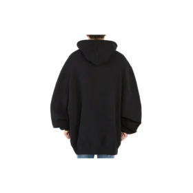 Balenciaga da uomo, stampa con slogan, nero 641679TJV771000